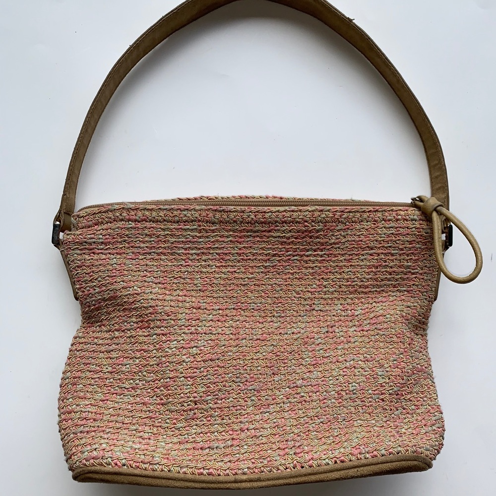 Retro Nude Colors Woven Liz Claiborne Purse